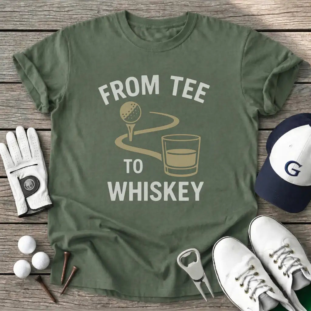 Military Green / S From Tee Whiskey T-Shirt