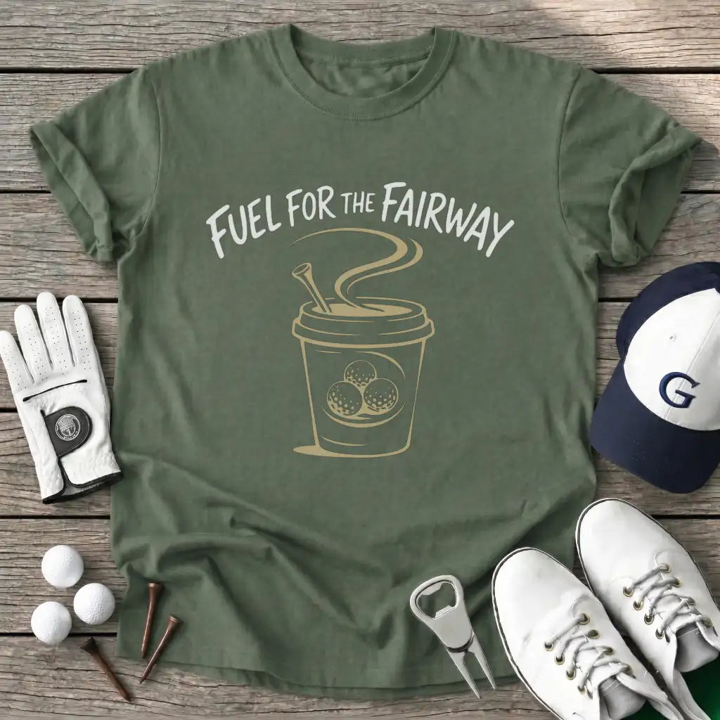 Military Green / S Fuel For The Fairway T-Shirt