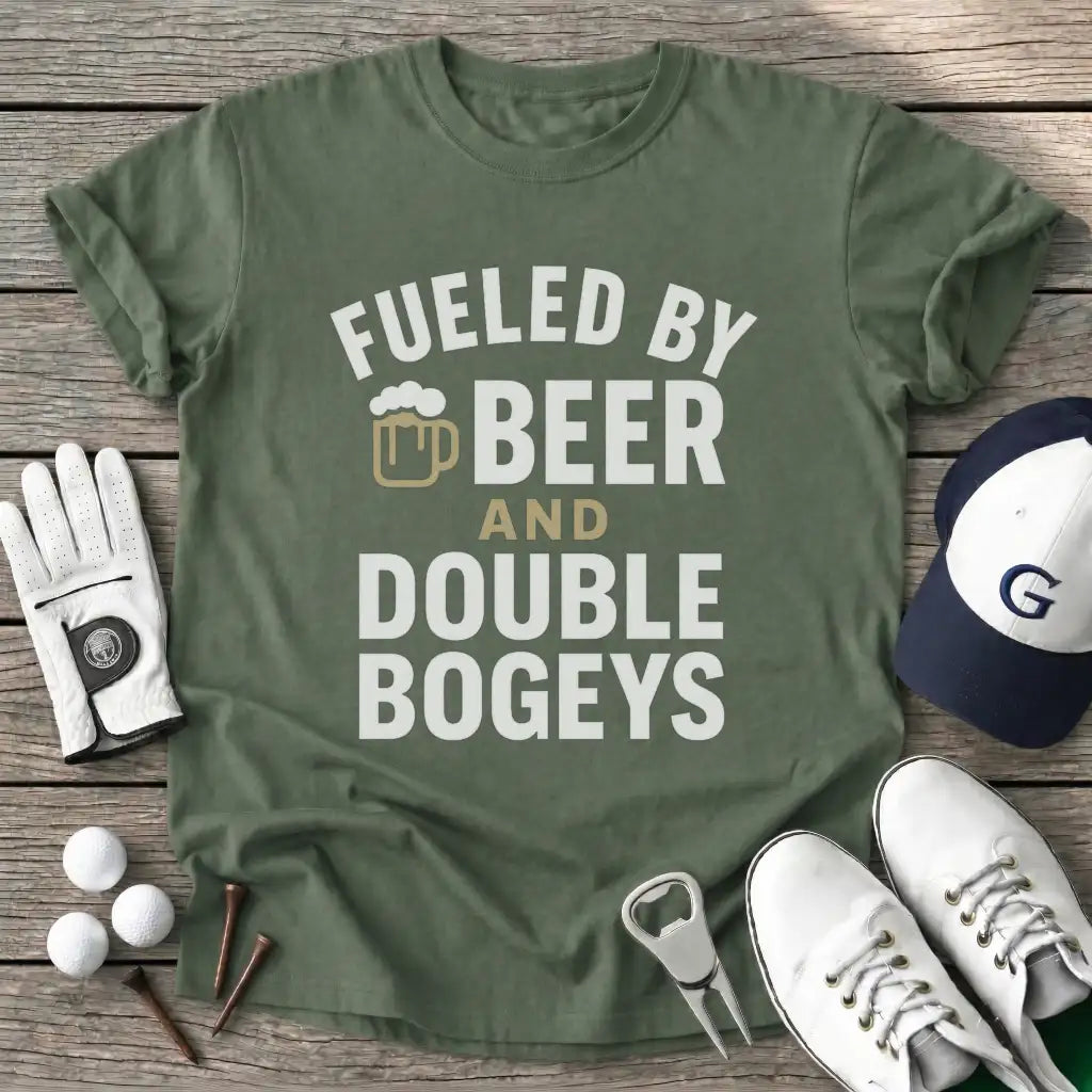Military Green / S Fueled Beer And T-Shirt