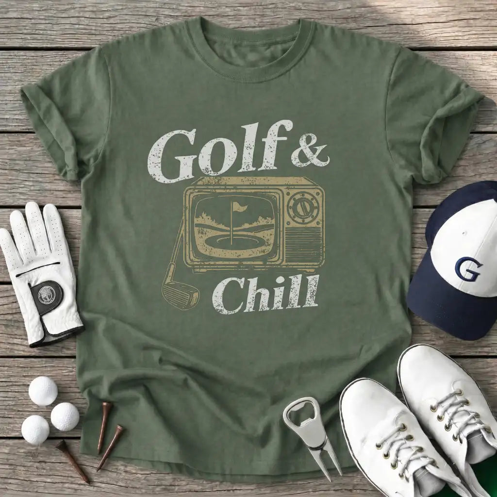 Military Green / S Golf And Chill T-Shirt