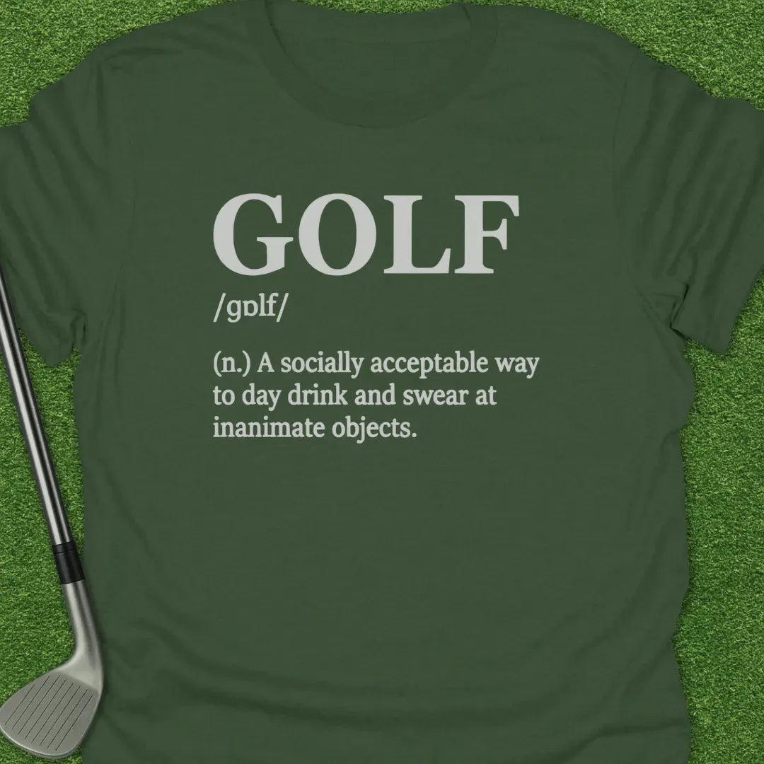 Military Green / S Golf Glf Socially T-Shirt