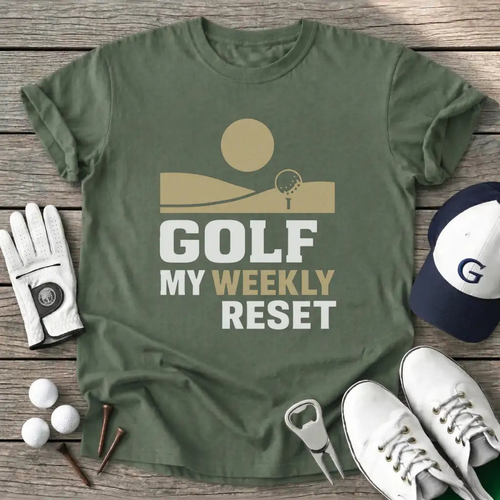 Military Green / S Golf Weekly Reset T-Shirt