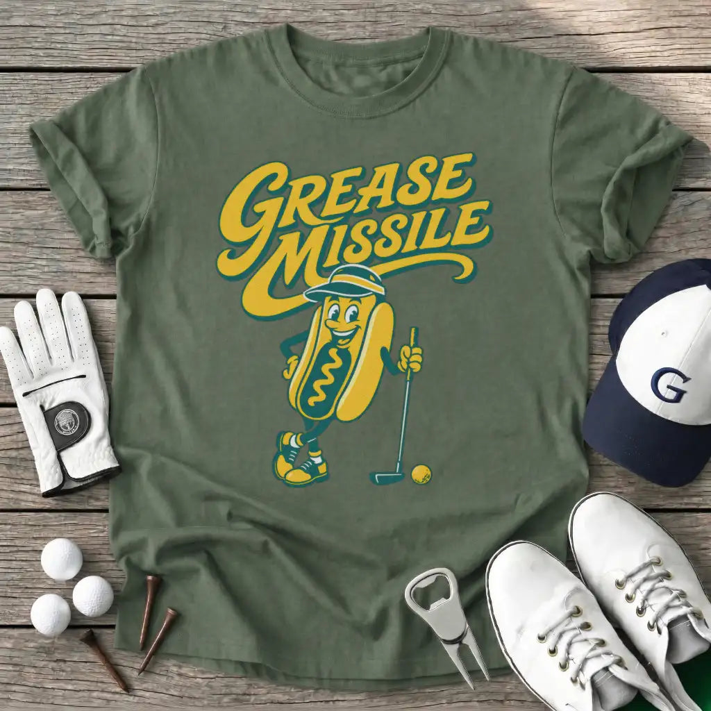 Military Green / S Grease Missile T-Shirt