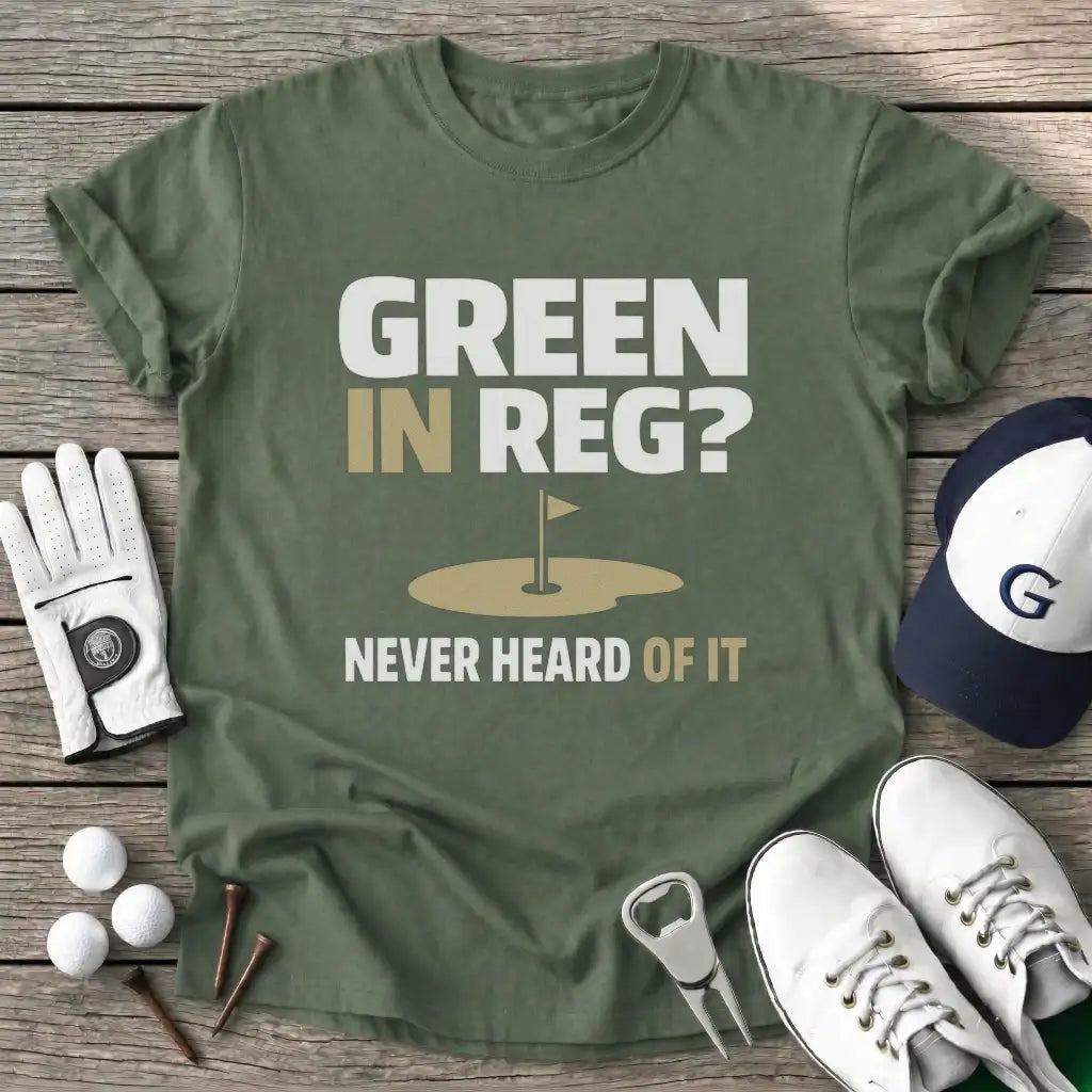 Green Reg Never T-Shirt in Military Green