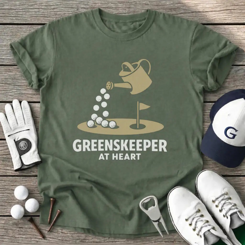 Military Green / S Greenskeeper Heart T-Shirt