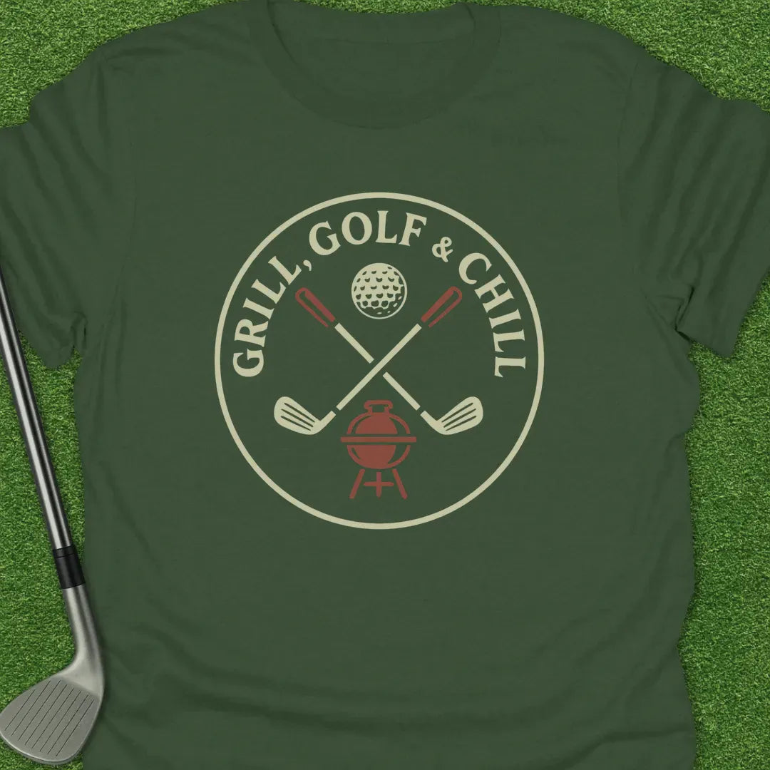 Military Green / S Grill Golf Chill T-Shirt
