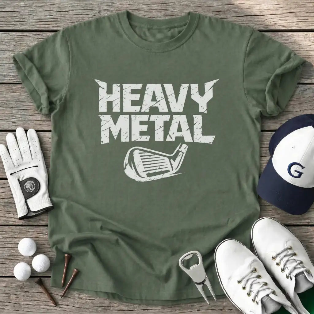 Military Green / S Heavy Metal T-Shirt