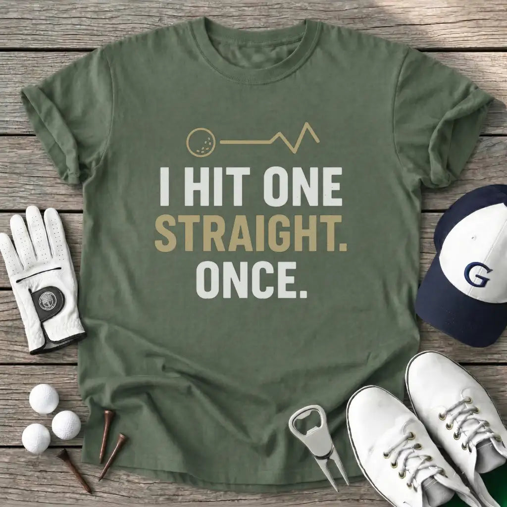 Military Green / S Hit One Straight T-Shirt