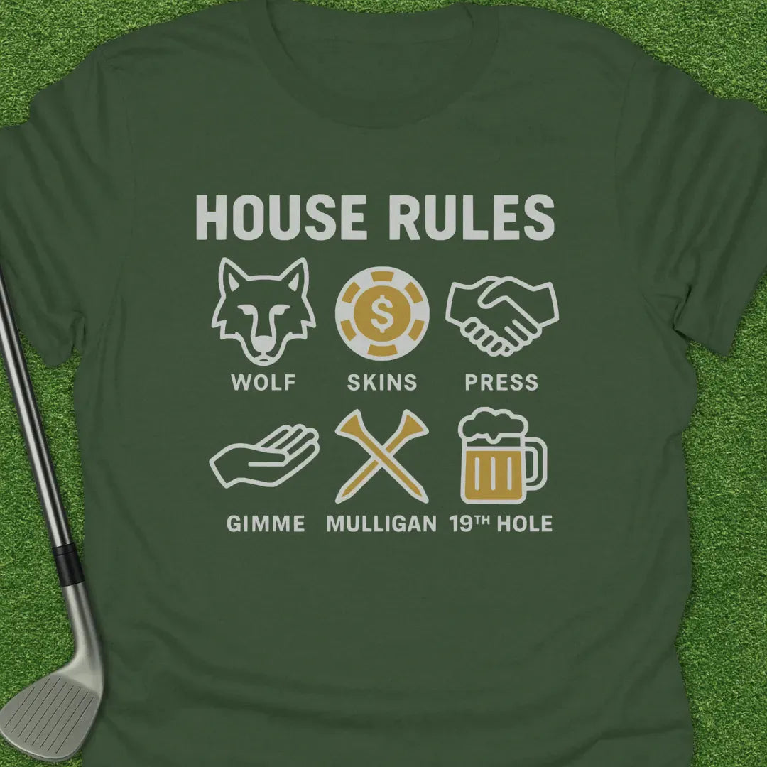Military Green / S House Rules Wolf T-Shirt