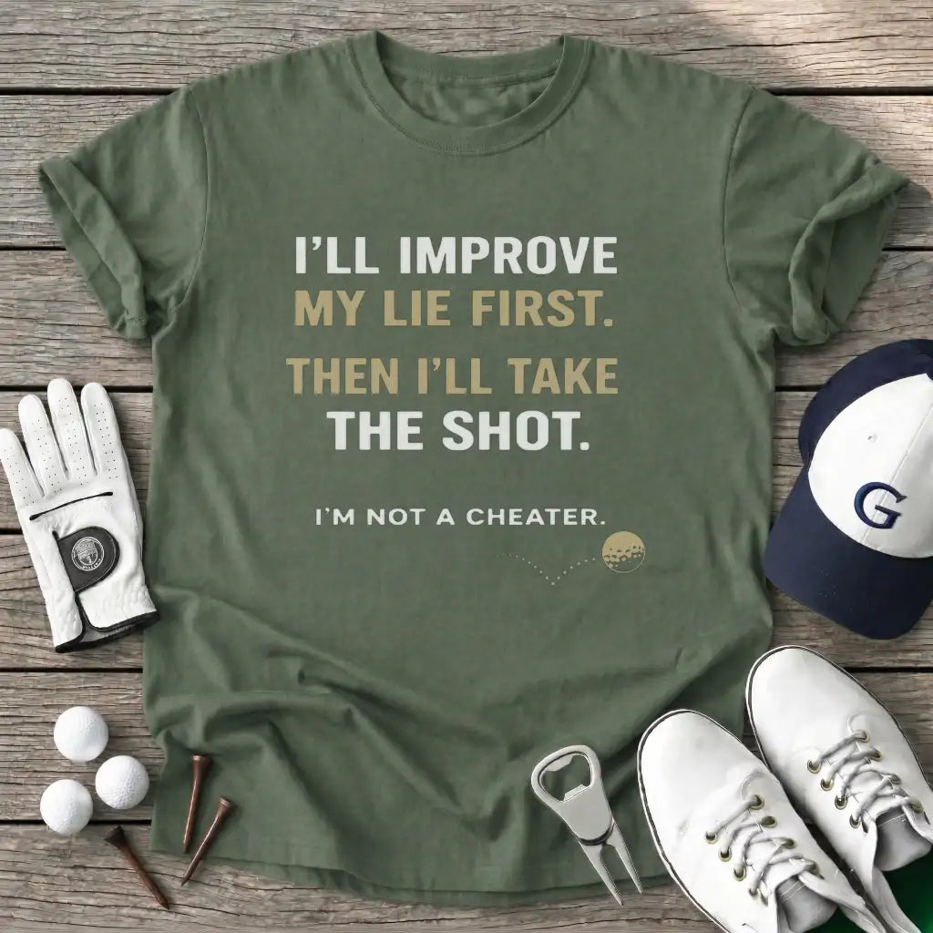 Military Green / S Ill Improve Lie T-Shirt
