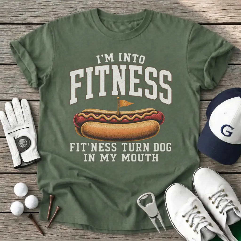 Military Green / S Into Fitness T-Shirt