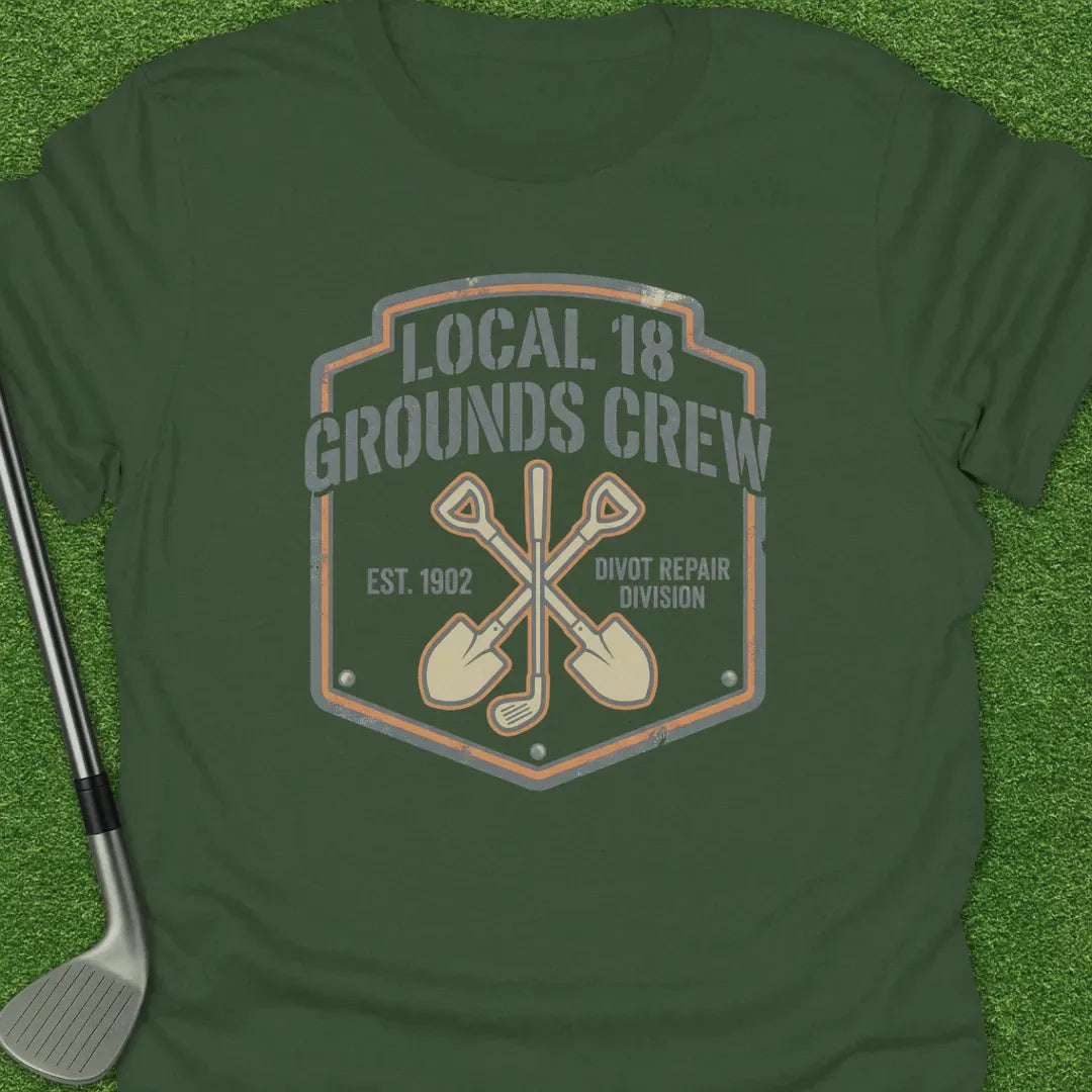 Military Green / S Local Grounds Crew T-Shirt