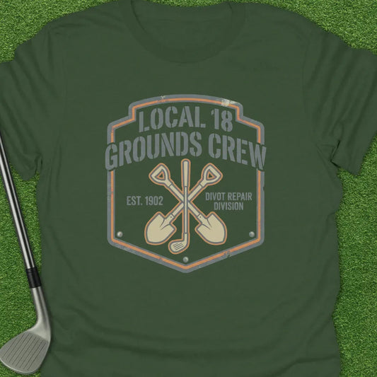 Military Green / S Local Grounds Crew T-Shirt