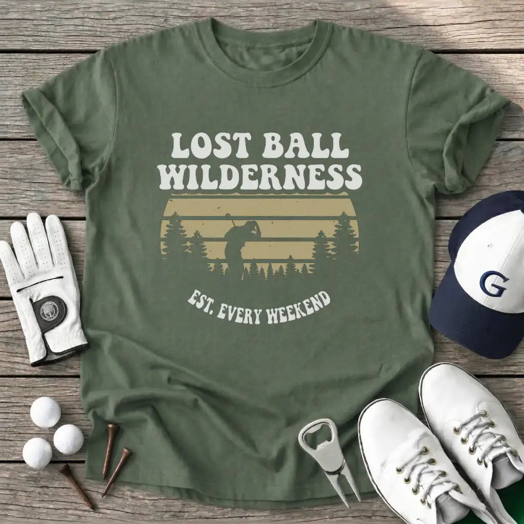 Military Green / S Lost Ball T-Shirt
