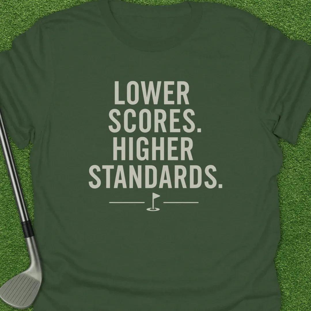 Military Green / S Lower Scores Higher T-Shirt