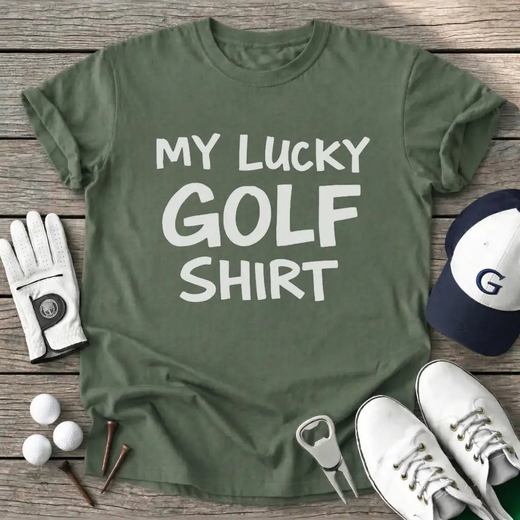 Military Green / S Lucky Golf Shirt T-Shirt
