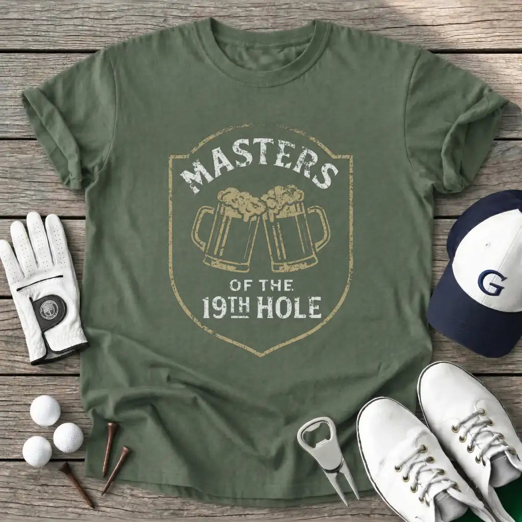 Masters The Hole T-Shirt in Military Green