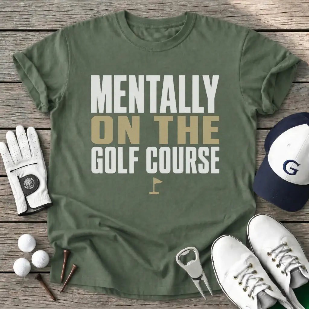Military Green / S Mentally The Golf T-Shirt