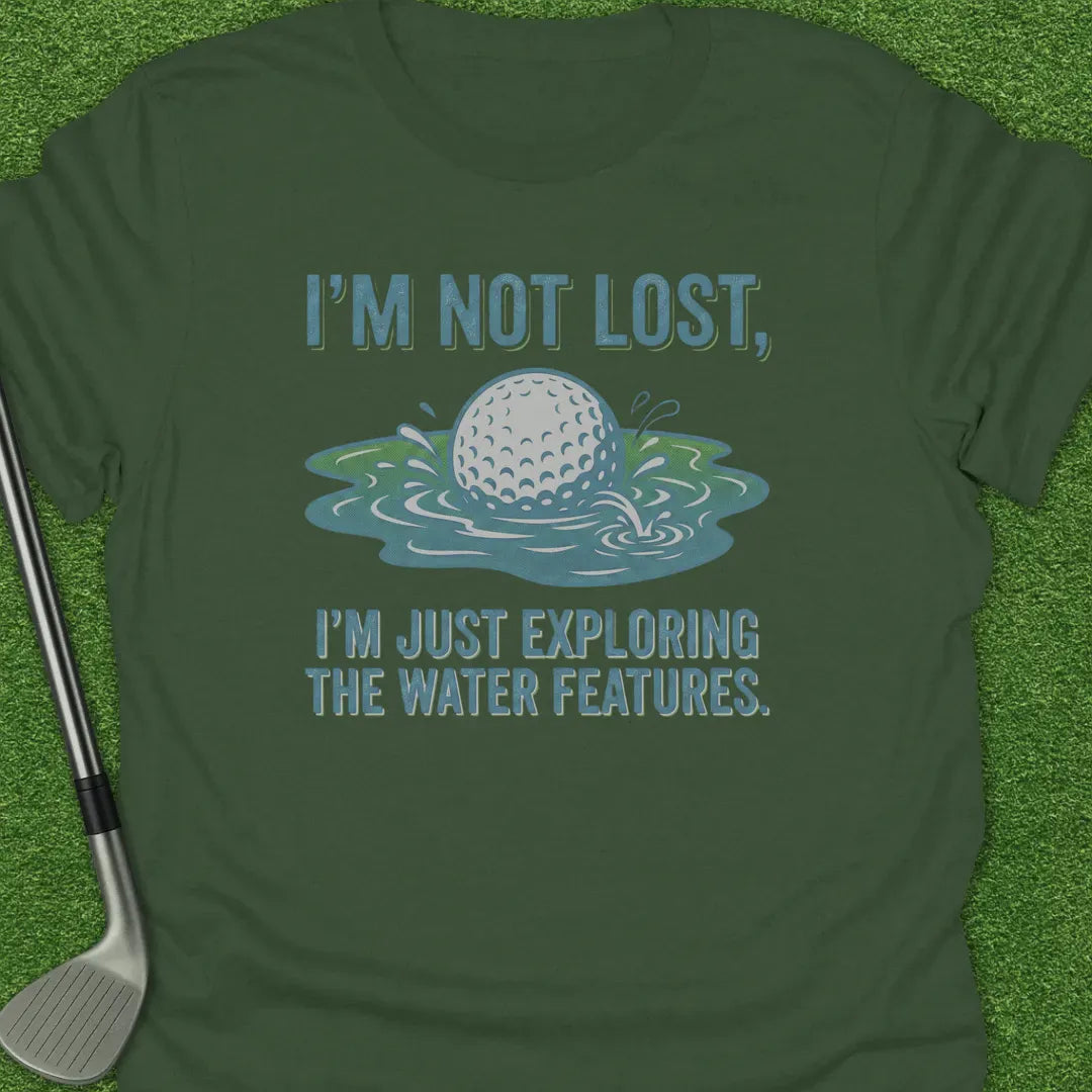 Military Green / S Not Lost Just T-Shirt