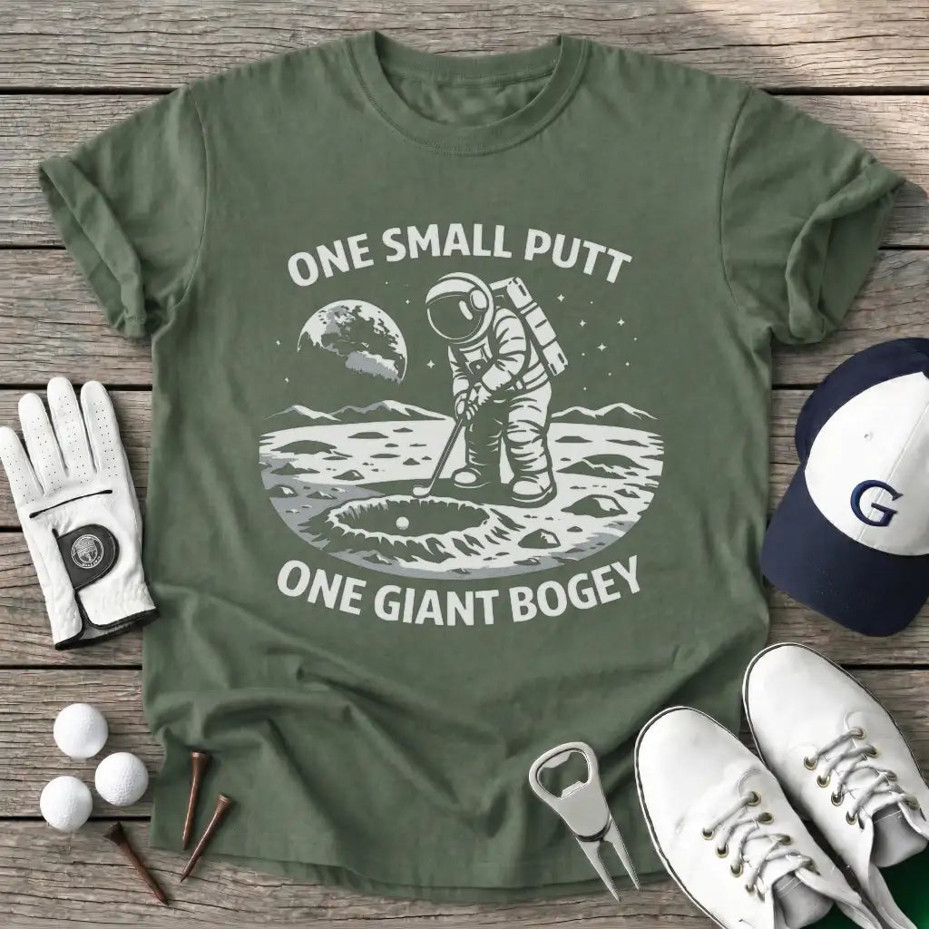 Military Green / S One Small Putt One T-Shirt