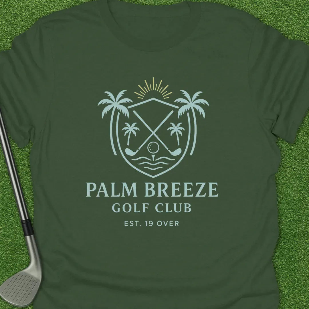 Military Green / S Palm Breeze Golf T-Shirt