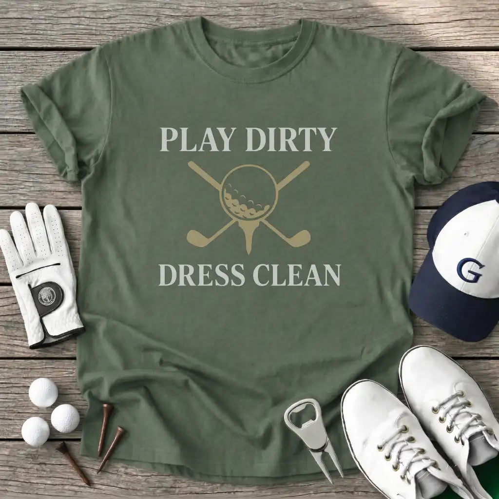Military Green / S Play Dirty Dress T-Shirt