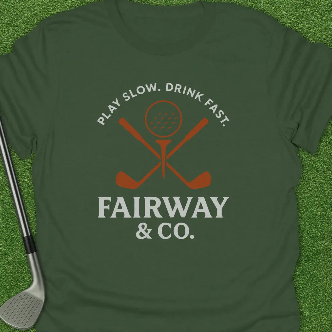 Military Green / S Play Slow Drink T-Shirt