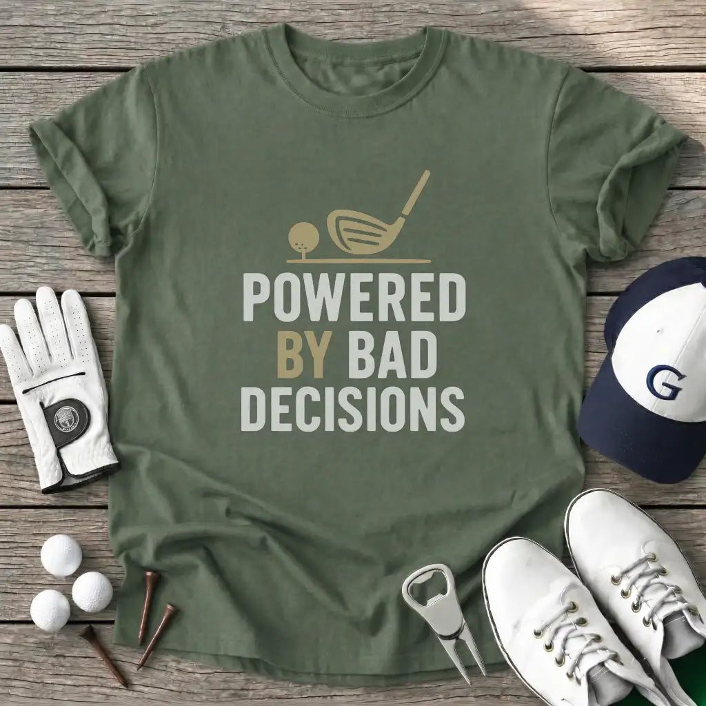 Military Green / S Powered Bad T-Shirt