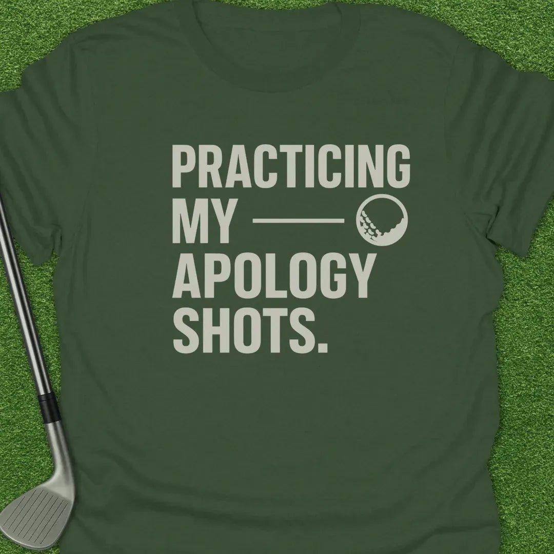 Military Green / S Practicing Apology T-Shirt