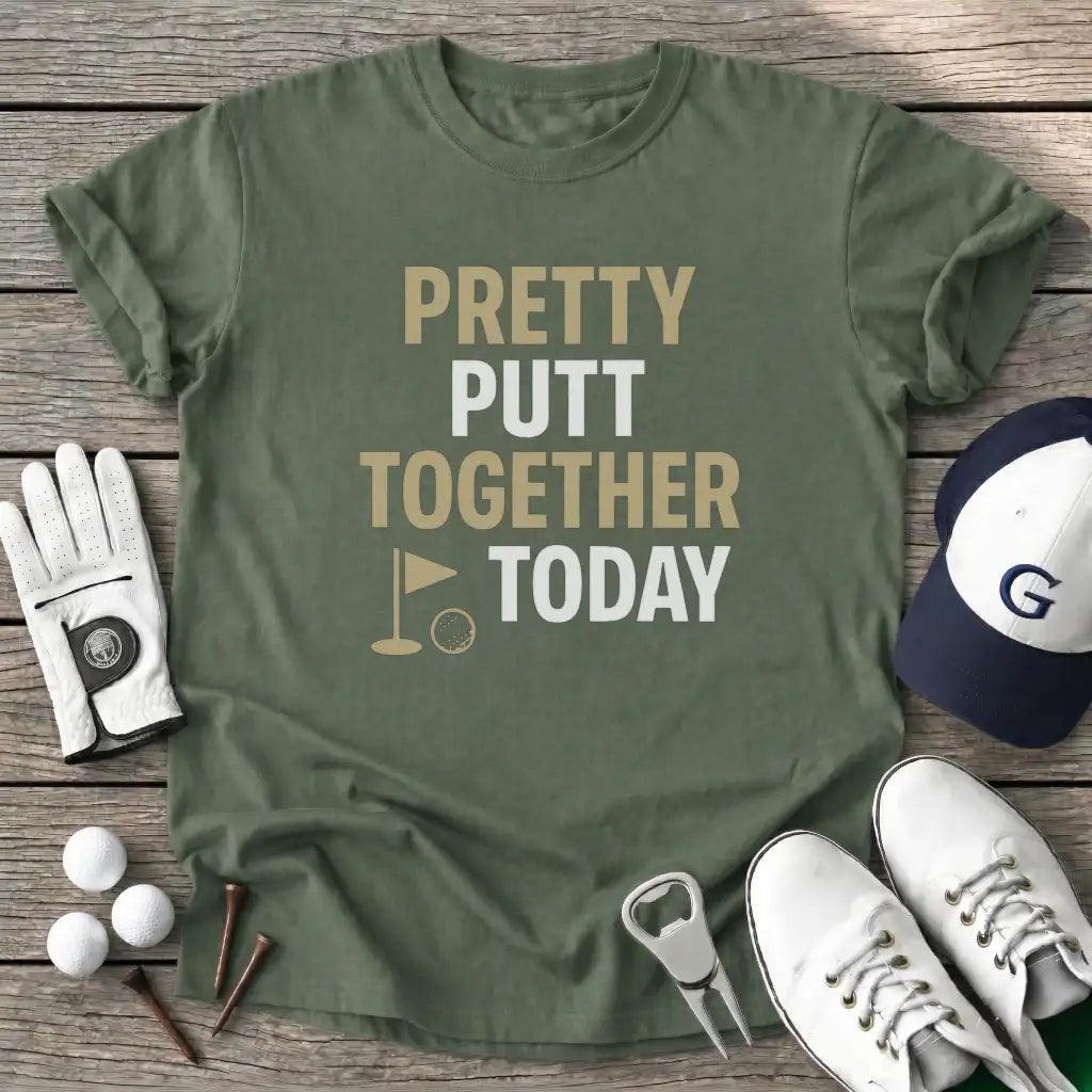 Military Green / S Pretty Putt T-Shirt