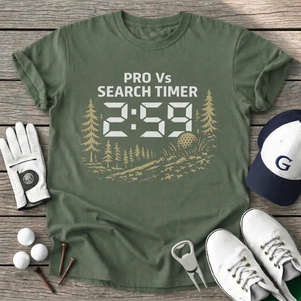 Military Green / S Pro Search Timer T-Shirt