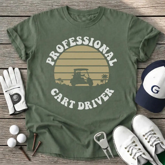Professional Cart T-Shirt in Military Green