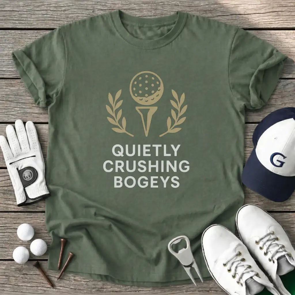 Military Green / S Quietly Crushing T-Shirt