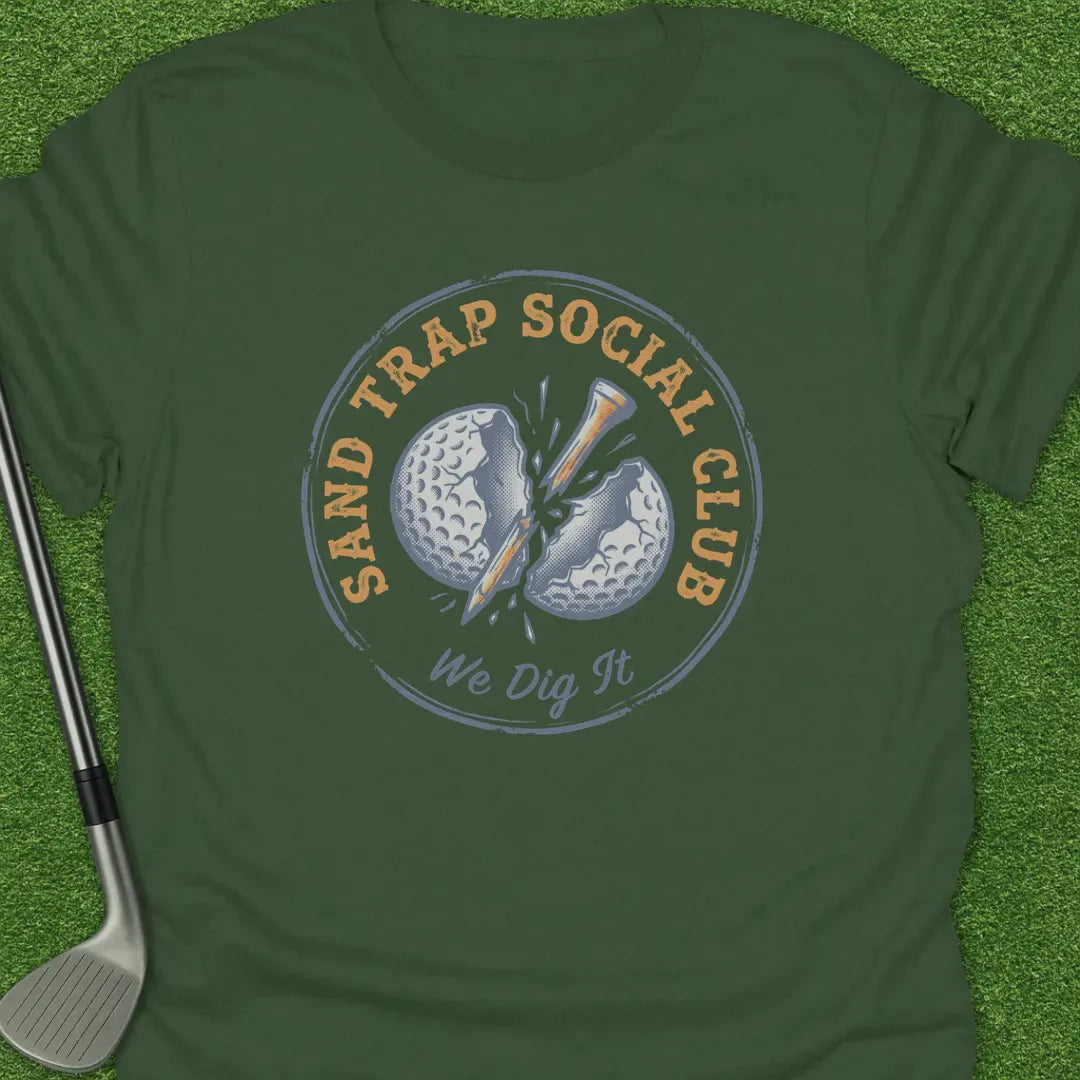 Military Green / S Sand Trap Social T-Shirt