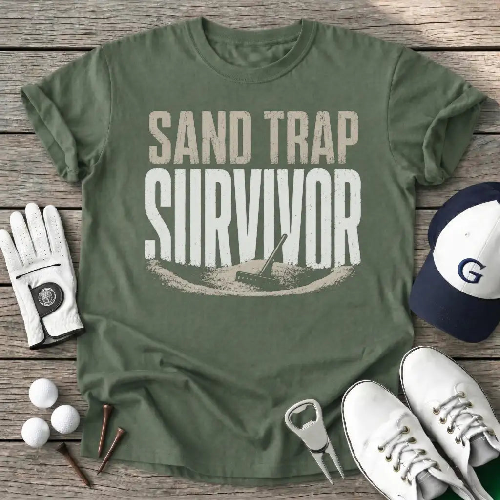 Military Green / S Sand Trap Survivor T-Shirt