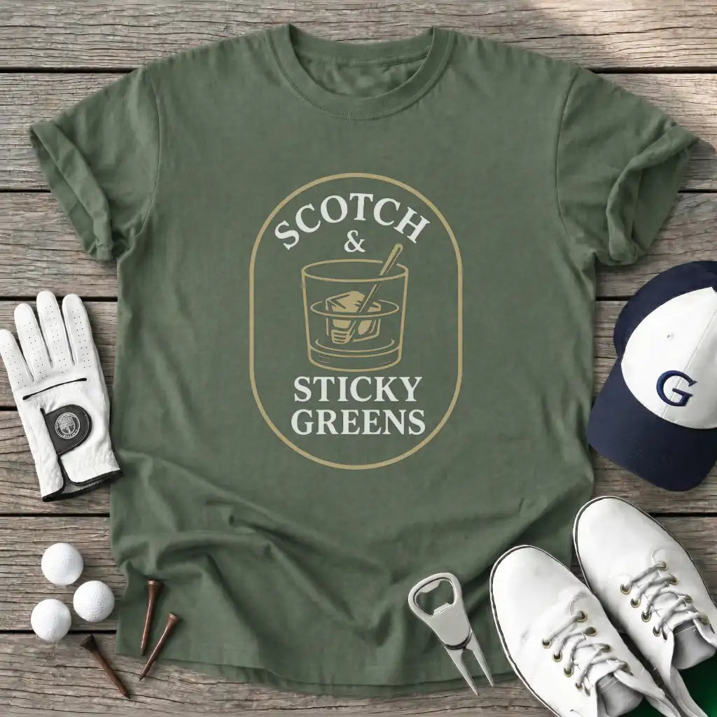 Military Green / S Scotch Sticky Greens T-Shirt