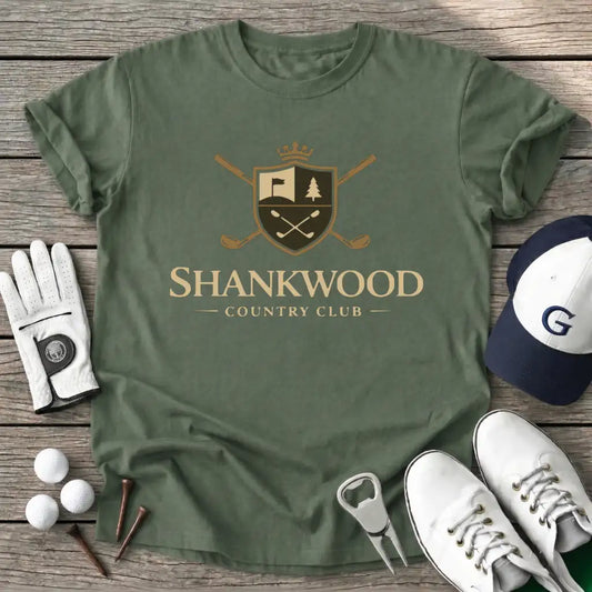 Shankwood Country T-Shirt in Military Green
