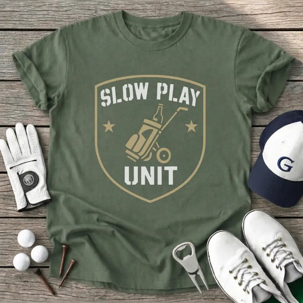 Military Green / S Slow Play Unit T-Shirt