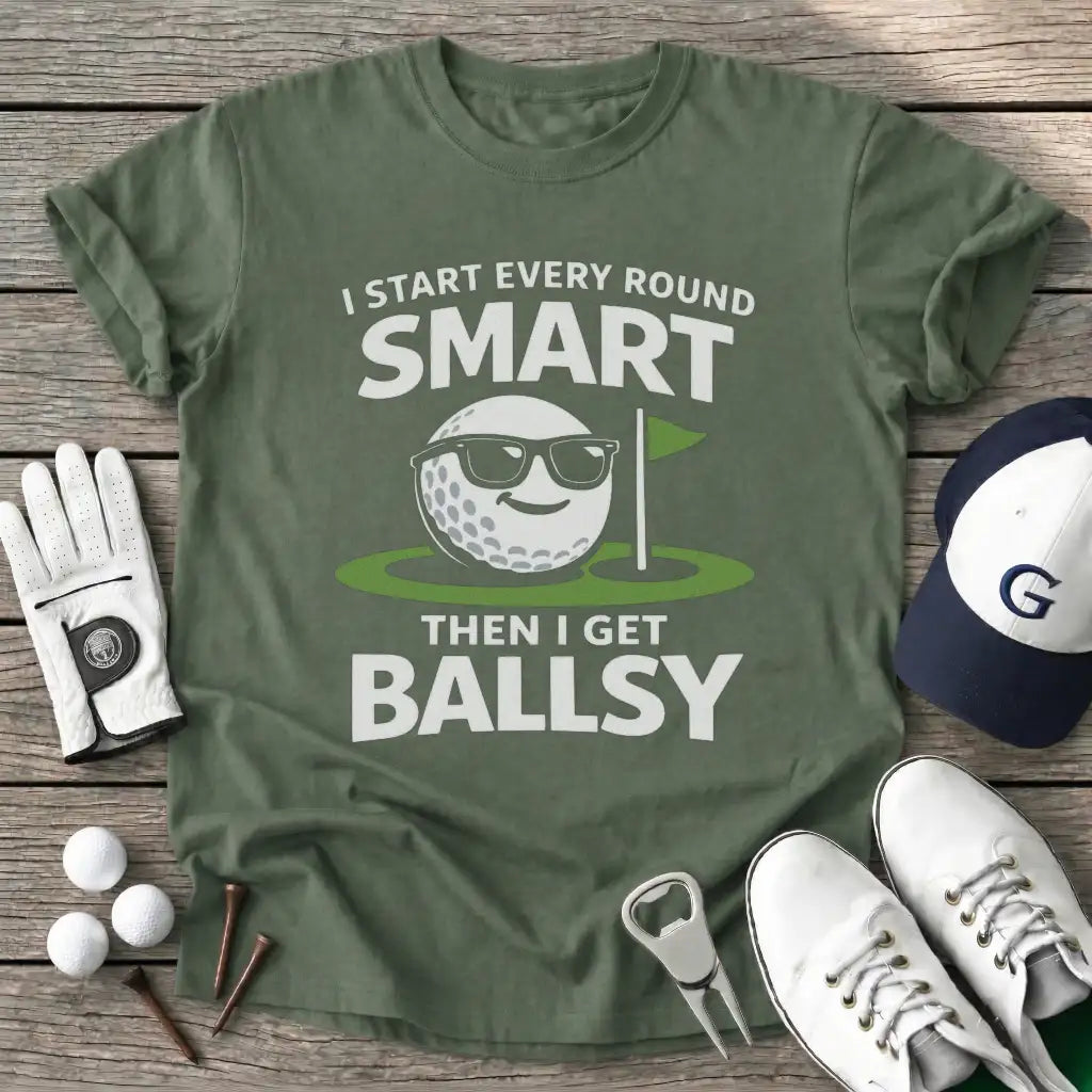 Military Green / S Start Every Round T-Shirt