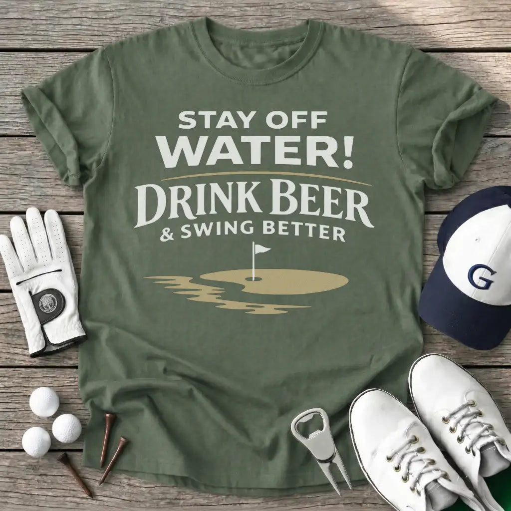 Military Green / S Stay Off Water T-Shirt
