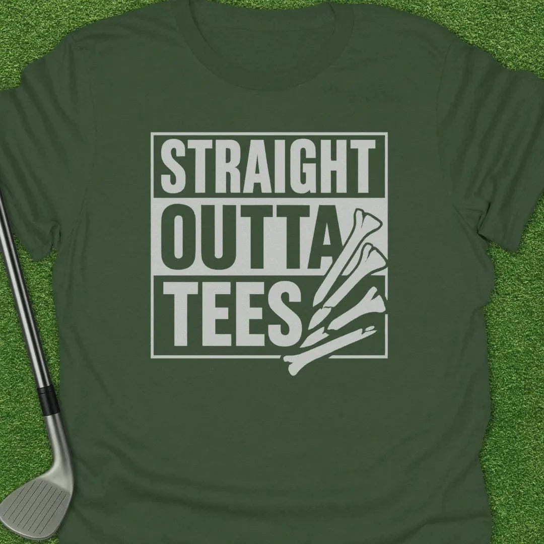 Military Green / S Straight Outta Tees T-Shirt