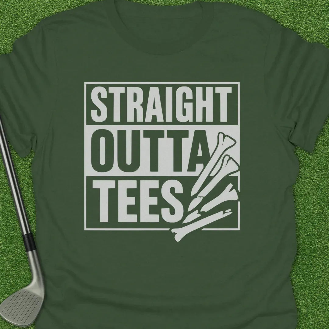 Military Green / S Straight Outta Tees T-Shirt