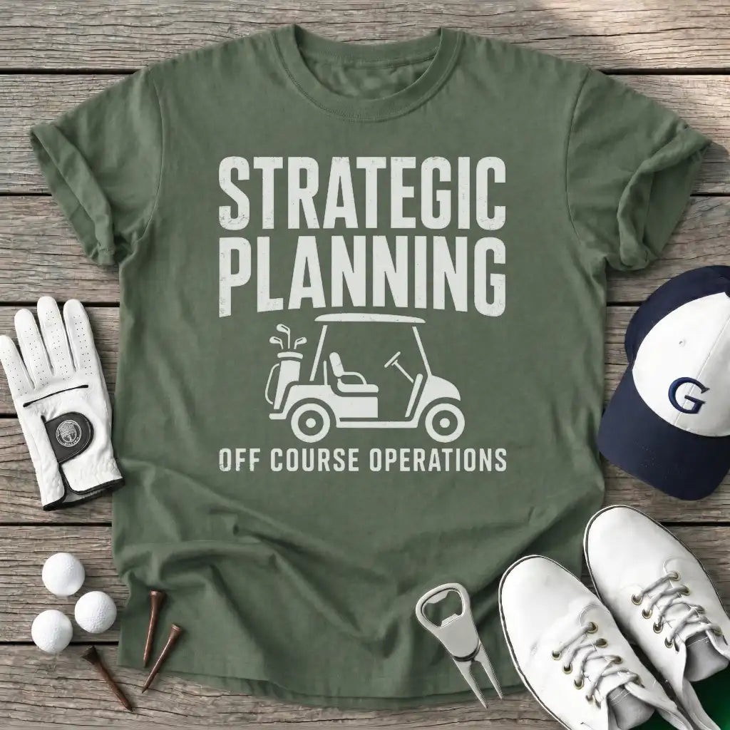 Military Green / S Strategic Planning T-Shirt