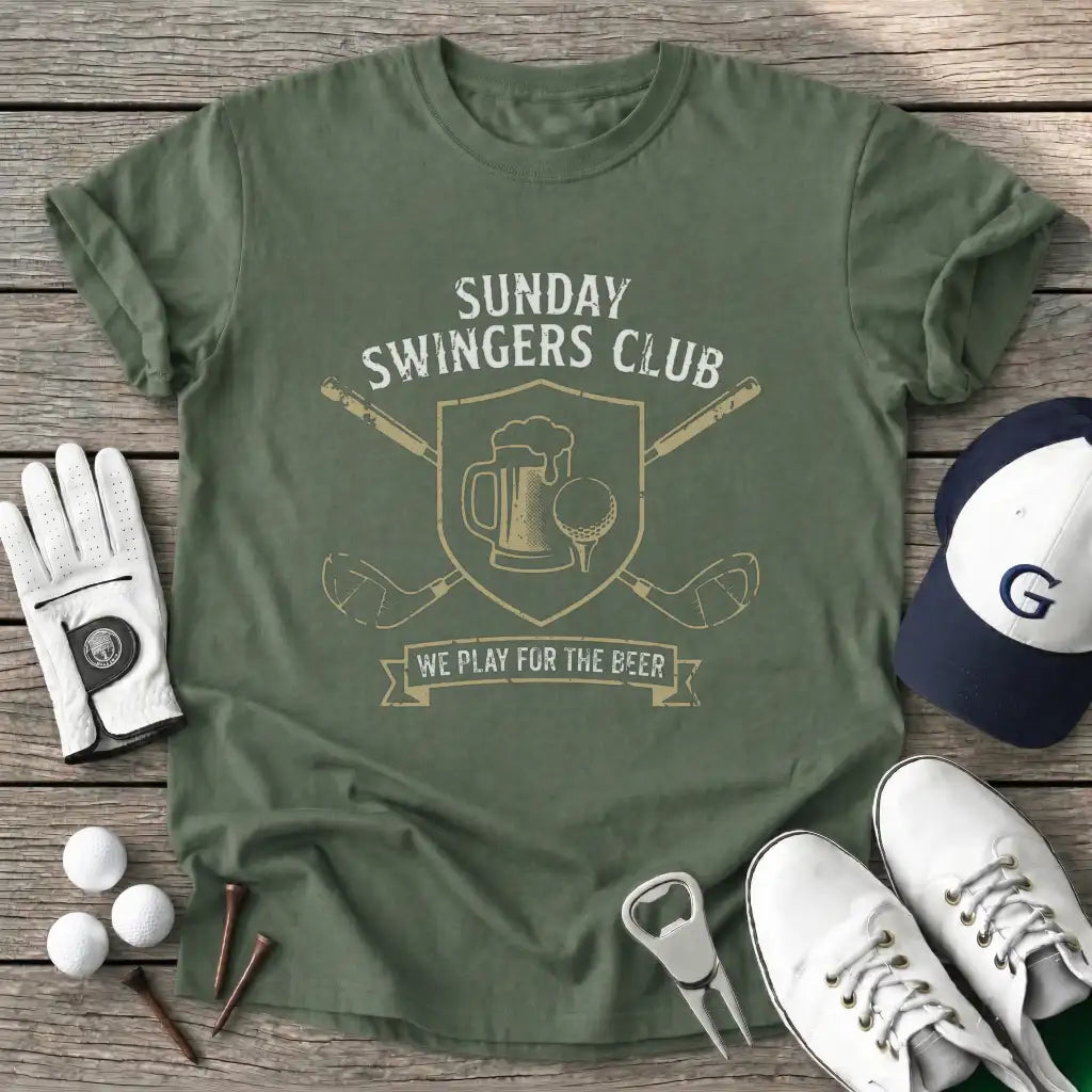 Military Green / S Sunday Swingers T-Shirt