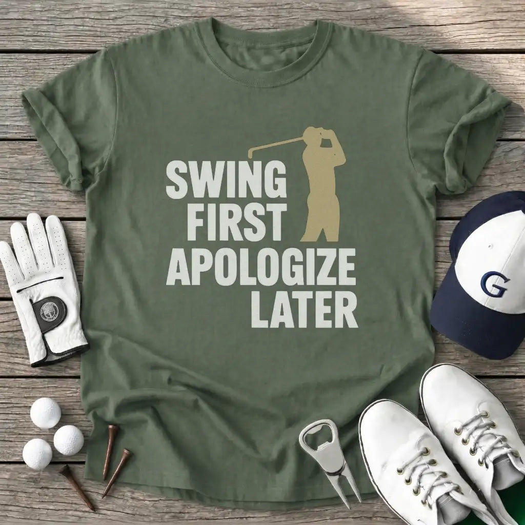 Military Green / S Swing First T-Shirt