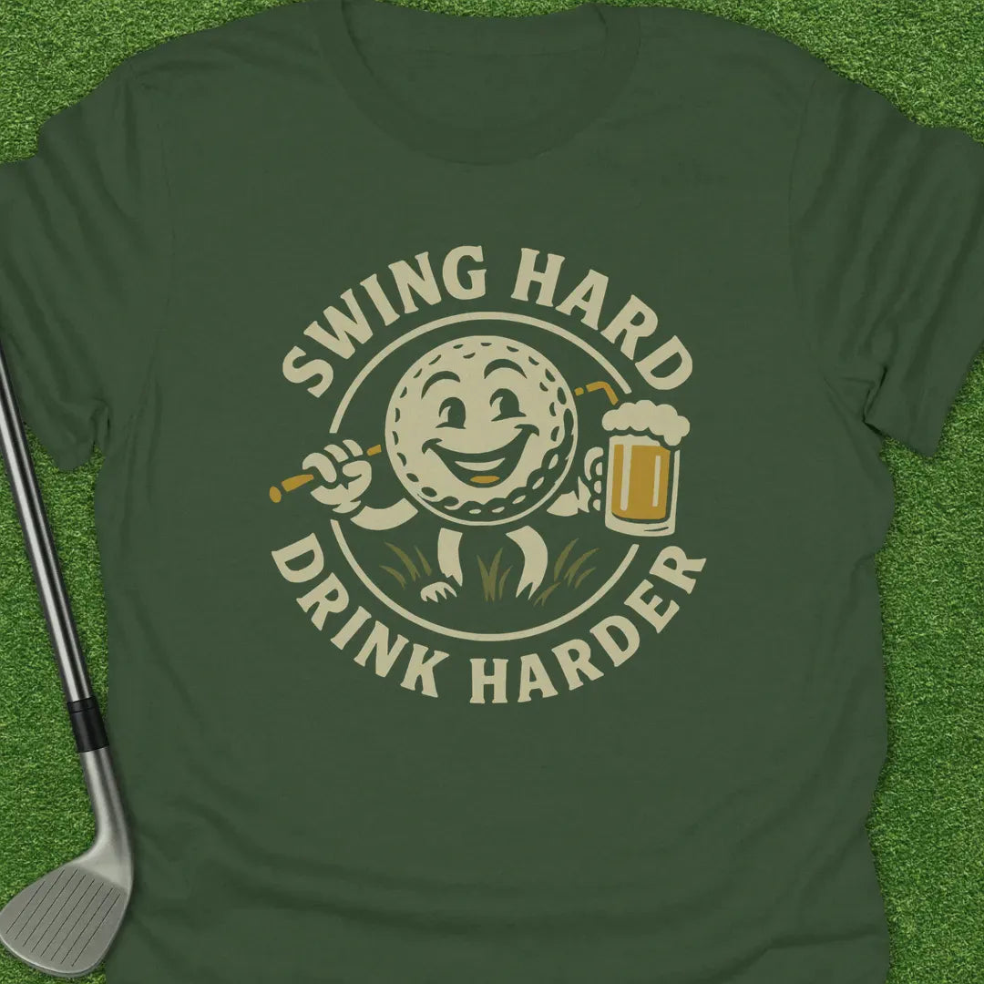Military Green / S Swing Hard Drink T-Shirt