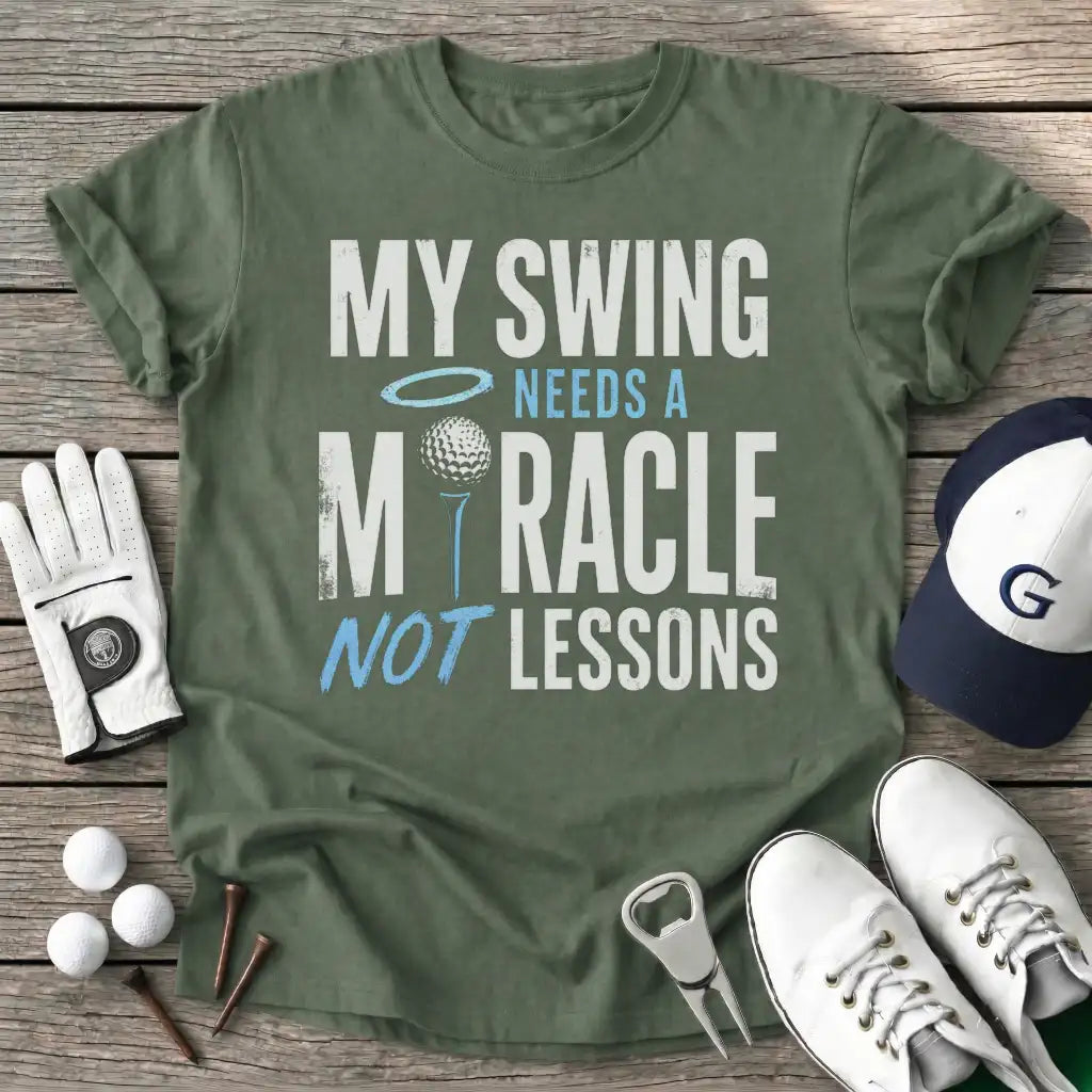 Military Green / S Swing Needs Miracle T-Shirt