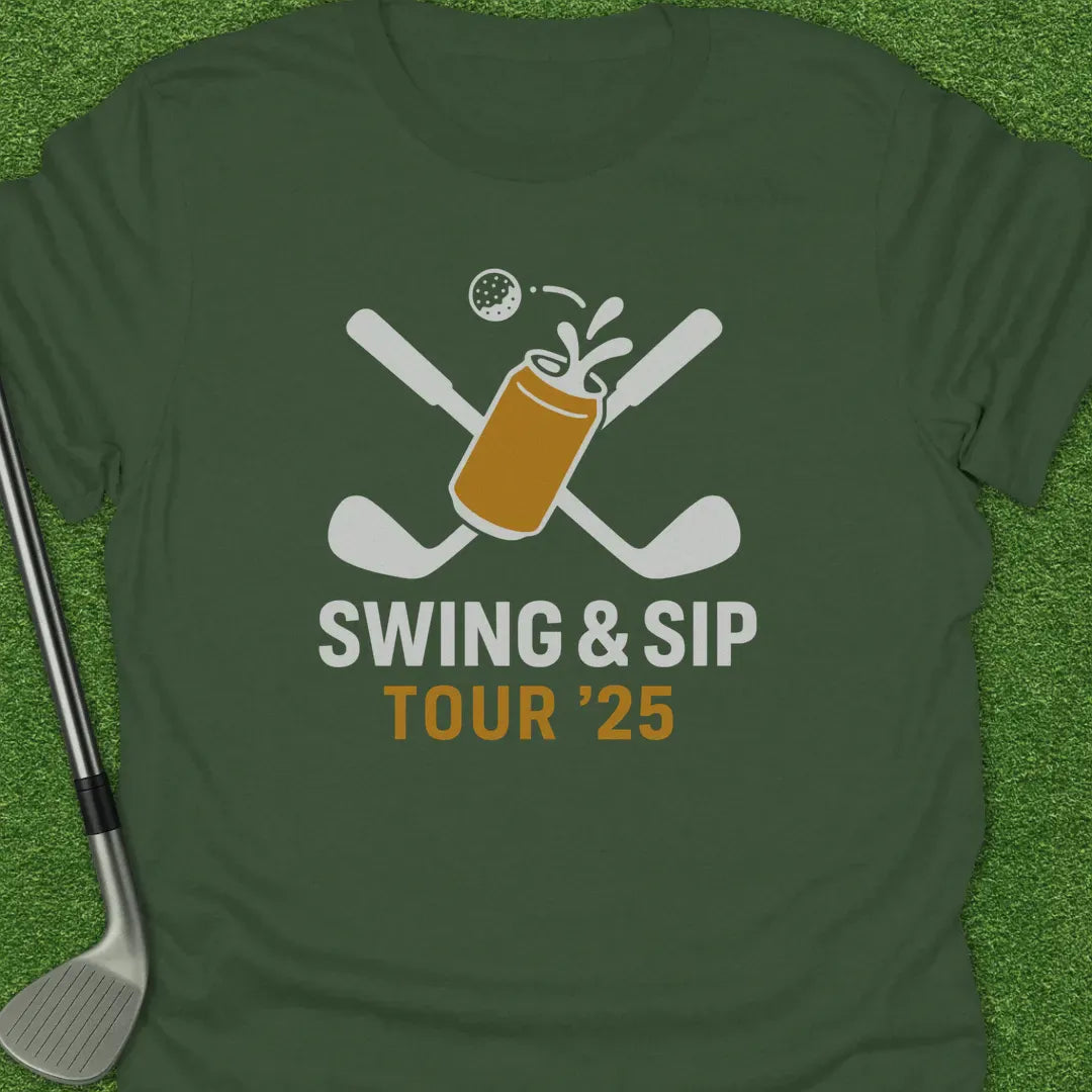 Military Green / S Swing Sip Tour T-Shirt