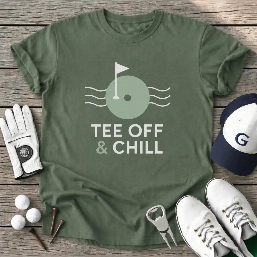 Military Green / S Tee Off Chill T-Shirt