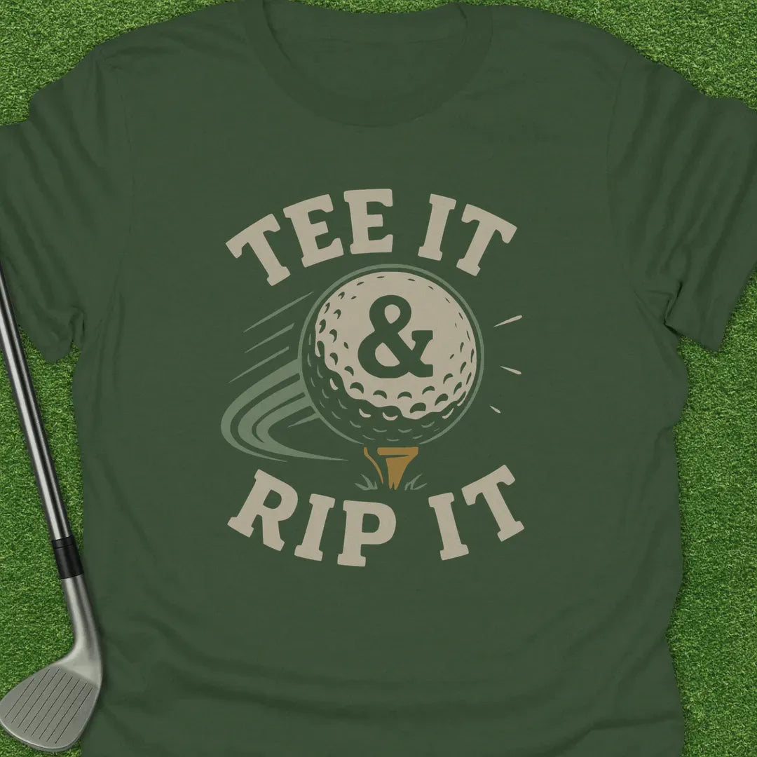 Military Green / S Tee Rip T-Shirt